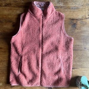 Vera Bradley Blush Fig Zippered Vest NWT